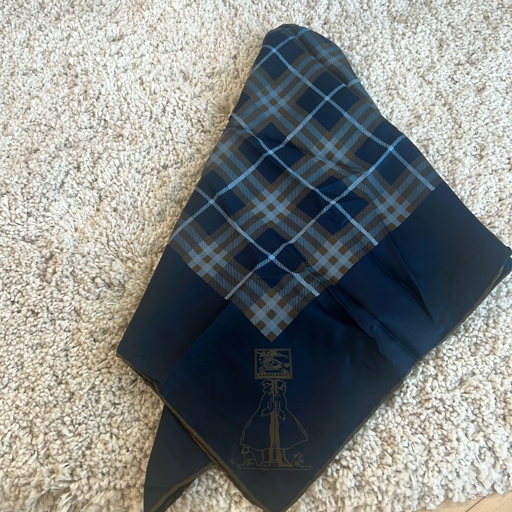 Rarely worn authentic Burberry silk scarf